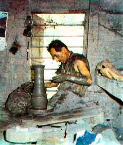 Adana'da bir ��mlek�i ustas�